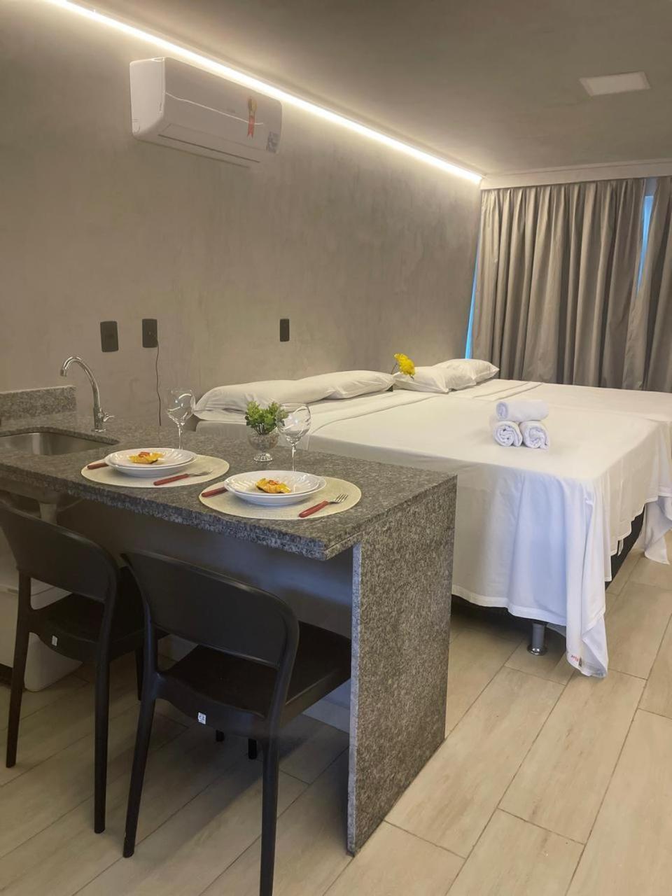 Blue Sunset Flats Beira Mar - Apt 217 โจเอาเปสโซอา ภายนอก รูปภาพ
